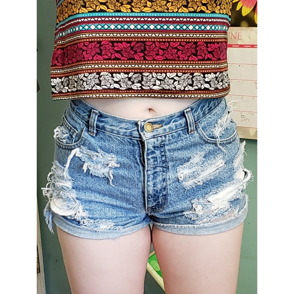 Vintage denim shorts